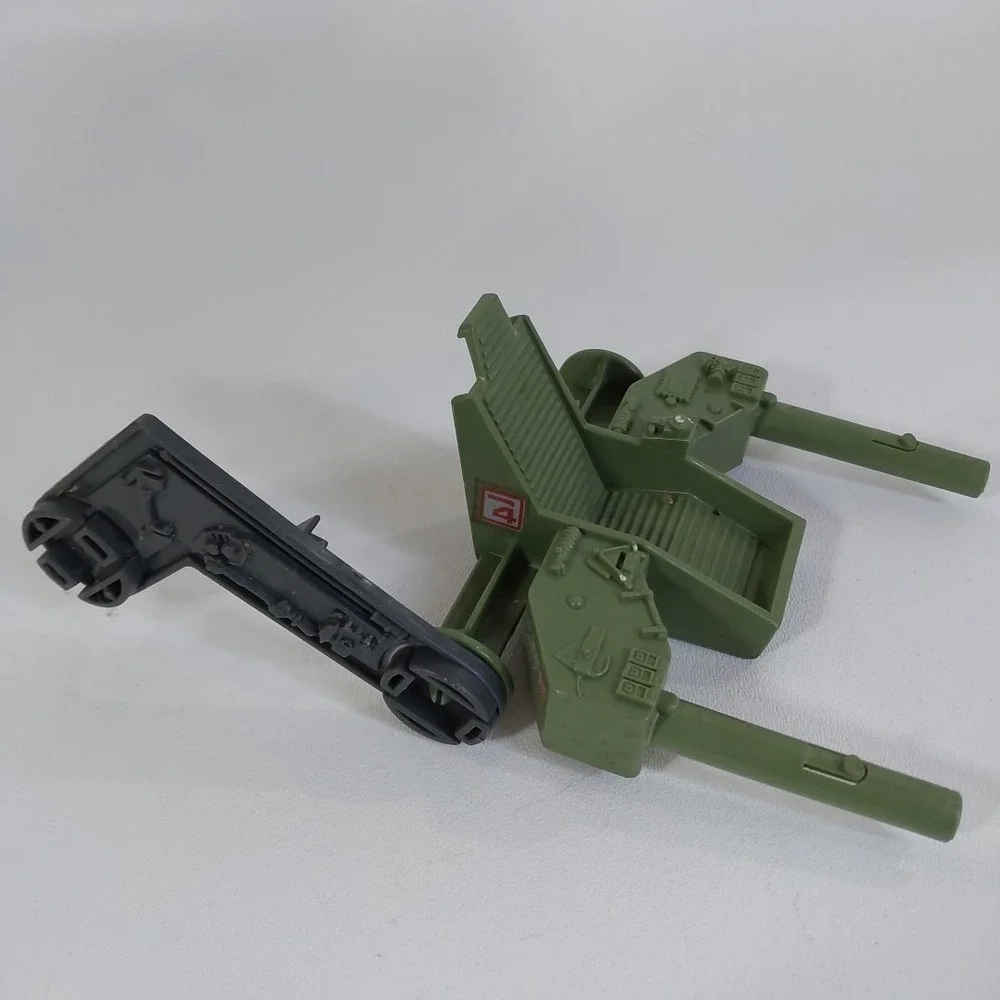 Vintage GI Joe Havoc Parts 1986 Gun Seat With‎ Cannon Guns Parts Only